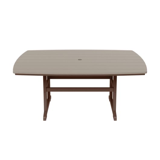 Dining Table 46x72 - Chocolate/Weatherwood